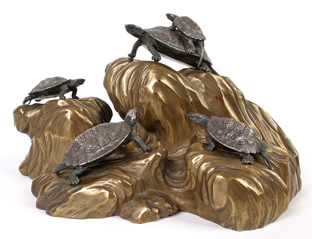 Silver and Lacquer Turtles